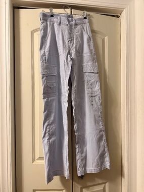 AE Dreamy Drape Stretch Cargo Super High-Waisted Baggy Wide-Leg Pant NWT